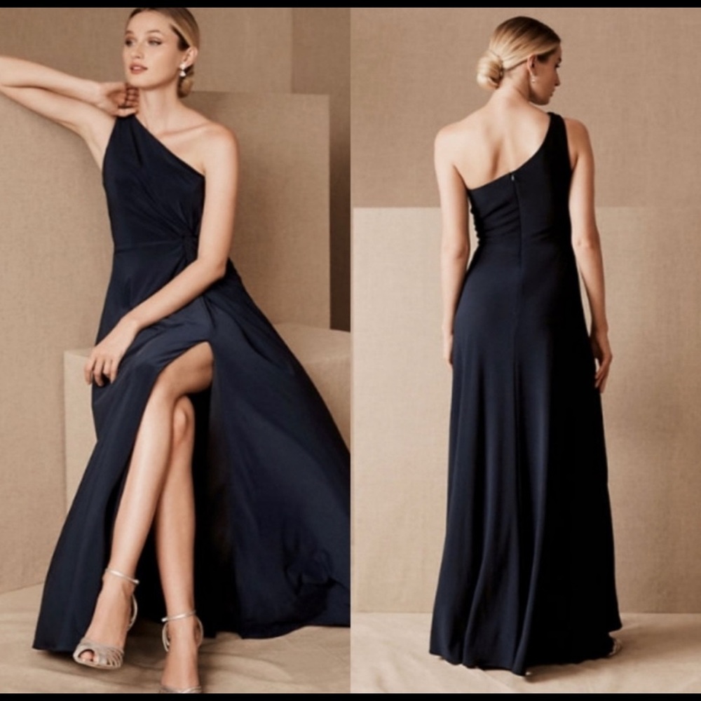 BHLDN Navy Brixen Bridesmaid Dress (US 0)